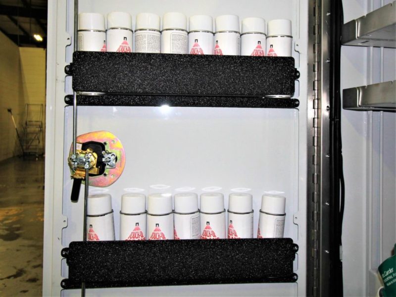 service truck organizers - aerosol can holder for compartment door gallery