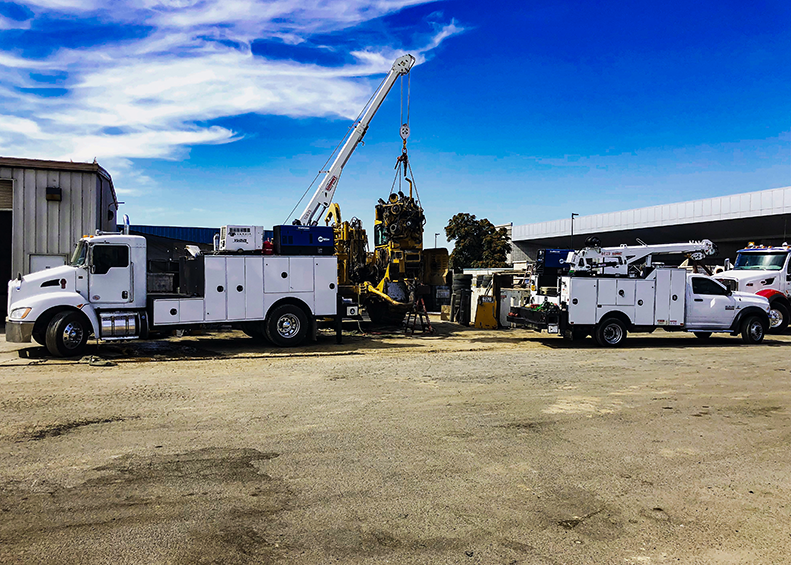 service trucks for heavy equipment repair companies