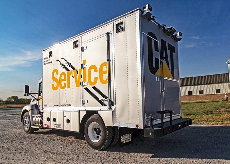 summit truck van body or enclosed lube truck body