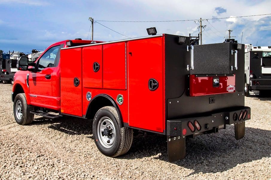 mechanics truck with premium paint