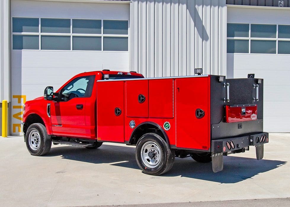 4 Series light duty service truck great for municipal mechanics trucks