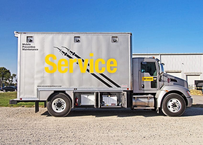 enclosed lube truck body box van