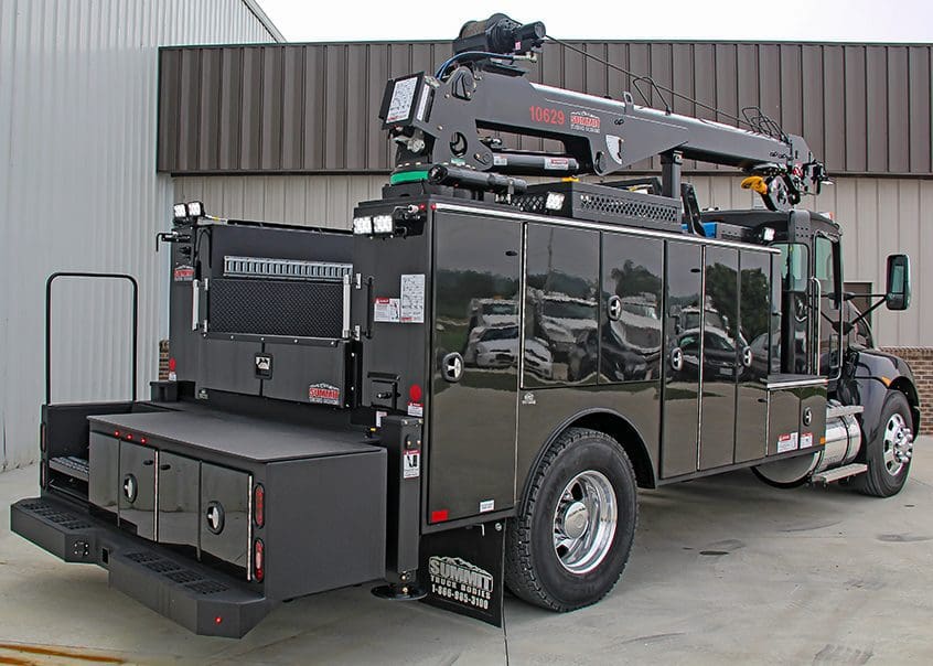 passenger side line bore truck body