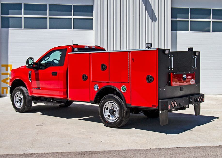 4 Series mechanics work truck for landscaping