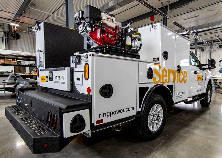 light-duty service truck with best gas Air Compressors in Field Service