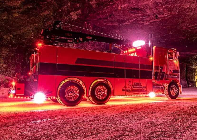 heavy duty custom service truck