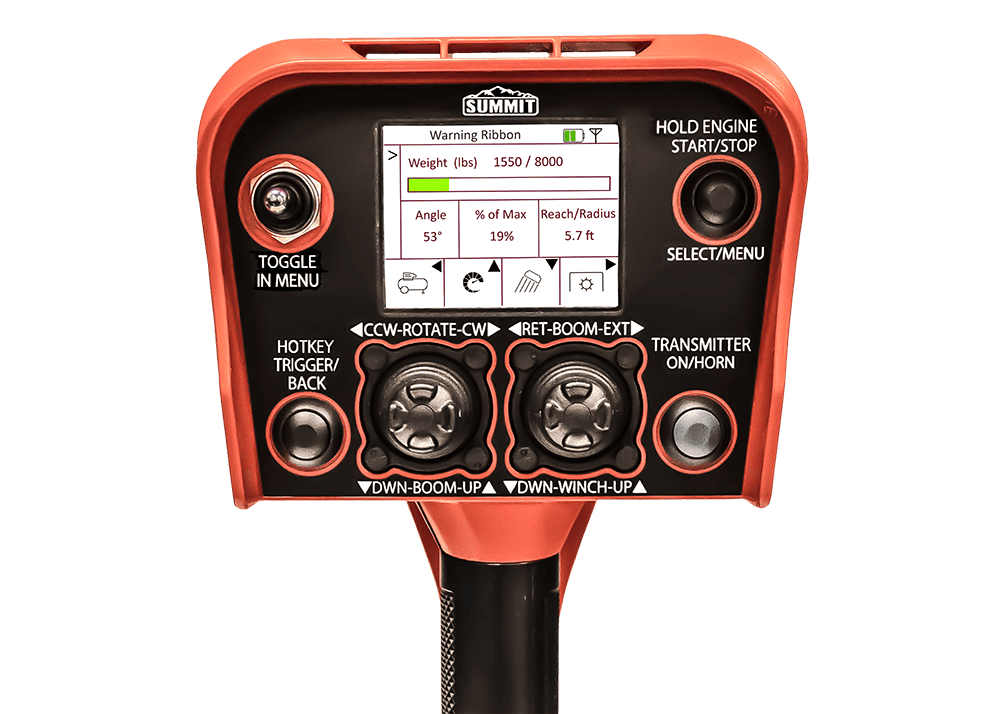 Ase phase 5 control system - crane operation screen.