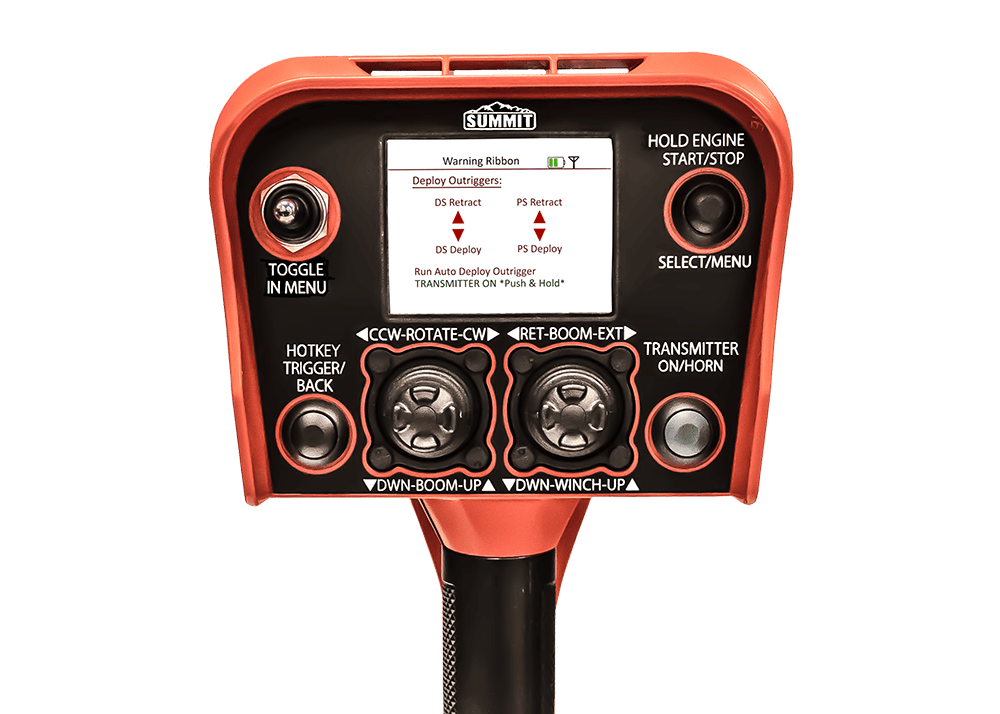 control the outriggers with the Summit ASE phase 5 control