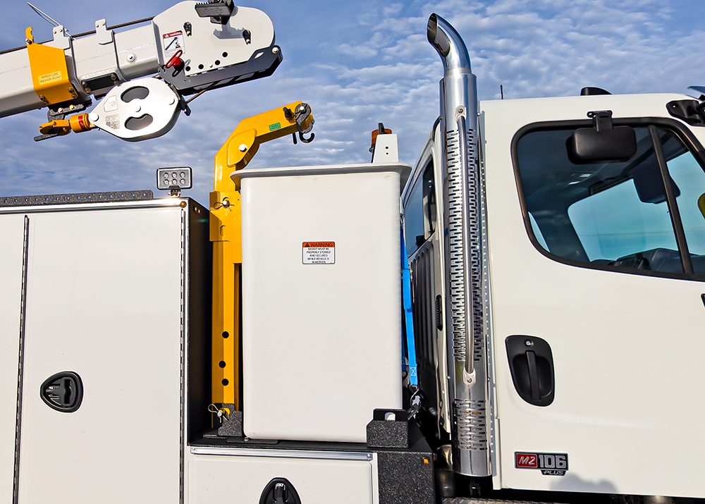 Summit Man bucket on built in storage platform.