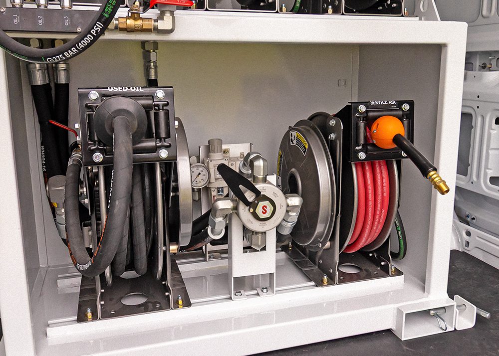 commercial van used oil systems